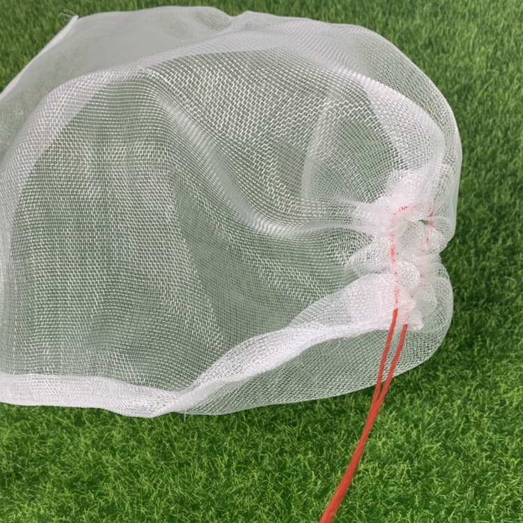 แพคละ 10 ใบ ถุงตาข่ายไนล่อนตาถี่ ขนาด 40 x 60 ซม. ห่อส้มโอ ห่อทุเรียน ห่อผลไม้ ราคา 200 บาท รูปที่ 4