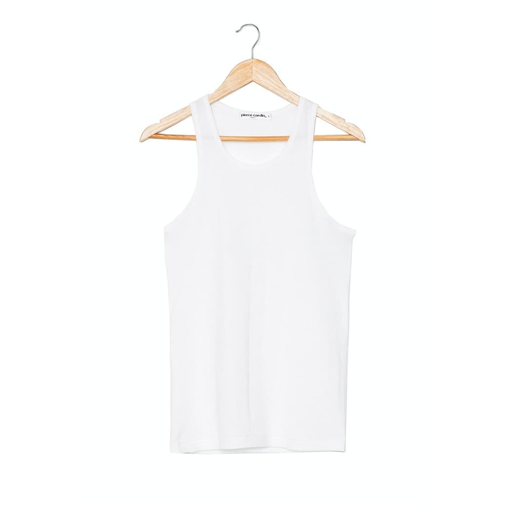 Pierre Cardin เสื้อกล้ามผ้า Cotton PV-505 1ตัว มีให้เลือก 2 สี ขาว ดำ รูปที่ 4