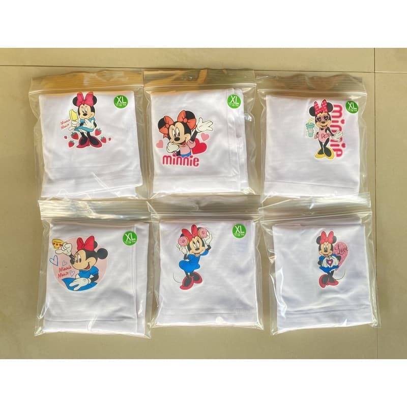 เสื้อซับใน เสื้อกล้ามเด็กผู้หญิงแบบเต็มตัวคละลาย ผ้าคอตตอน ใส่ไปโรงเรียนได้การ์ตูนอยู่ชายเสื้อไม่ทะลุเสื้อนักเรียน รูปที่ 6