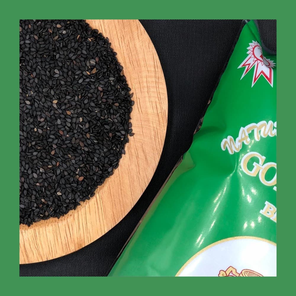 งาดำดิบ คุณภาพดี ไม่ผ่านการรมยาฆ่าแมลง Black sesame, Black til รูปที่ 4