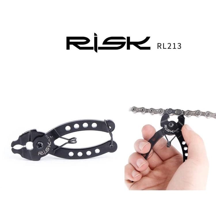 คีมปลดข้อต่อโซ่ปลดเร็ว แบบบีบ/แบบถ่าง RISK พร้อมขอเกี่ยวโซ่ Smartbike รูปที่ 8