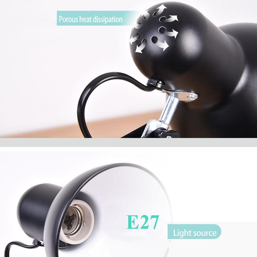 Table lamp - โคมไฟ โคมไฟตั้งโต๊ะ อ่านหนังสือ แบบตั้งพื้นพับเก็บได้ ใช้กับหลอดไฟขั้ว E27 มีให้เลือก3สี รูปที่ 6