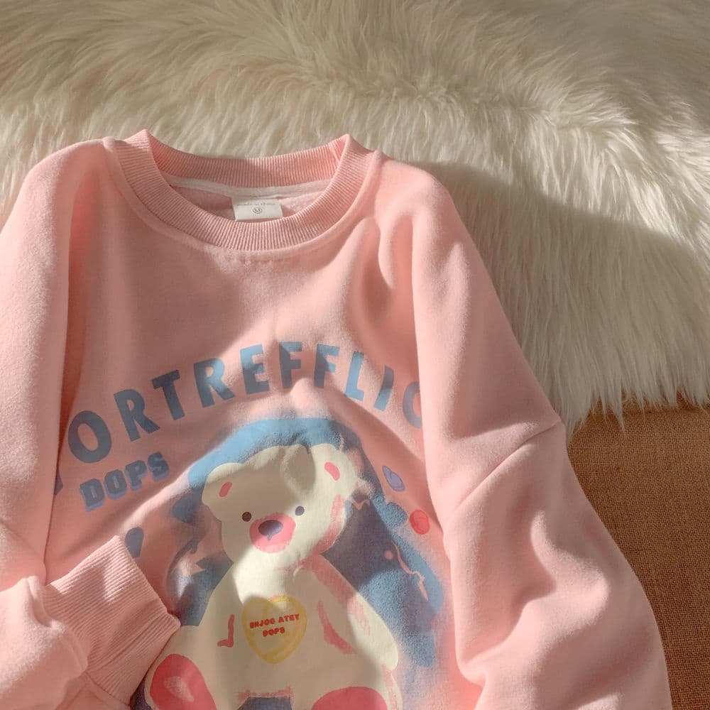 SHINee11 เสื้อกันหนาว ผ้าสำลีนิ่มค่ะ สีหวานสวย น่ารักดี ใส่แล้วลุคฟีลเกาหลีเว่อ สินค้าตรงปก สวยมากค่ะ รูปที่ 4