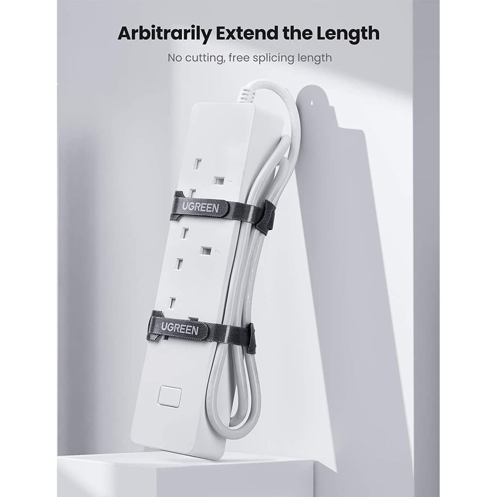 UGREEN รุ่น 20245 เมจิกเทป ตีนตุ๊กแก เวลโครเทป พันเก็บสาย Reusable Magic Tie Hook and Loop Small Tape Pack of 20 Adjusta รูปที่ 6