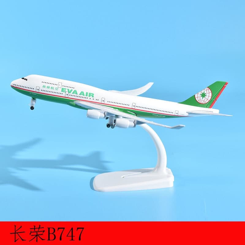 โมเดลเครื่องบิน "ส่งจากไทย" ขนาด 20 CM ตัวลำทำจากเหล็กอัลลอย ฐานตั้งถอดออกได้ มีล้อ ลำใหญ่ สวย งานละเอียด รูปที่ 7
