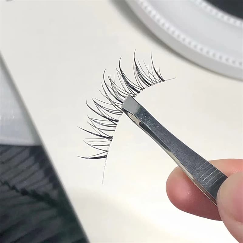 5 คู่ Air Sense ขนตาปลอมธรรมชาติปุยโปร่งใส Slim Stem Eye Beauty รูปที่ 2