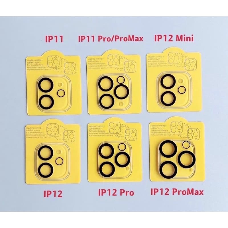 ฟิล์มกระจกเลนส์กล้องใสขอบเลนส์ดำiPhone 17 17promax 11Pro 11Promax 12 12mini 12pro 12promax 13 13mini 13pro 13promax ฟิล รูปที่ 2