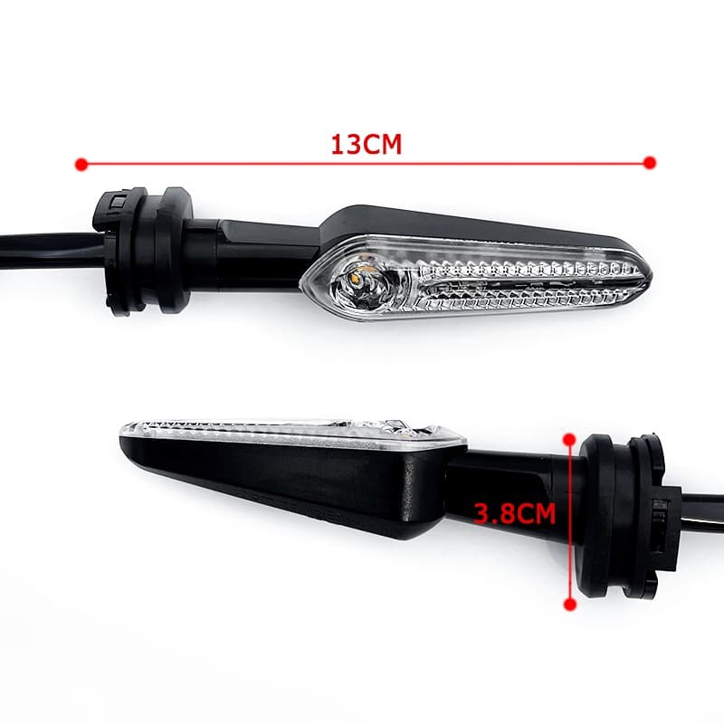 ไฟเลี้ยวแต่ง มอเตอร์ไซด์ LED ทรงตะเกียบ ไฟแต่ง รูปที่ 3