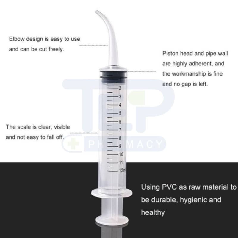ถูกที่สุดไซริงค์ปลายโค้ง ไซริงค์กำจัดนิ่วทอนซิล ลดกลิ่นปาก Dental irrigation syringe 12ml หลอดฉีดน้ำ รูปที่ 7