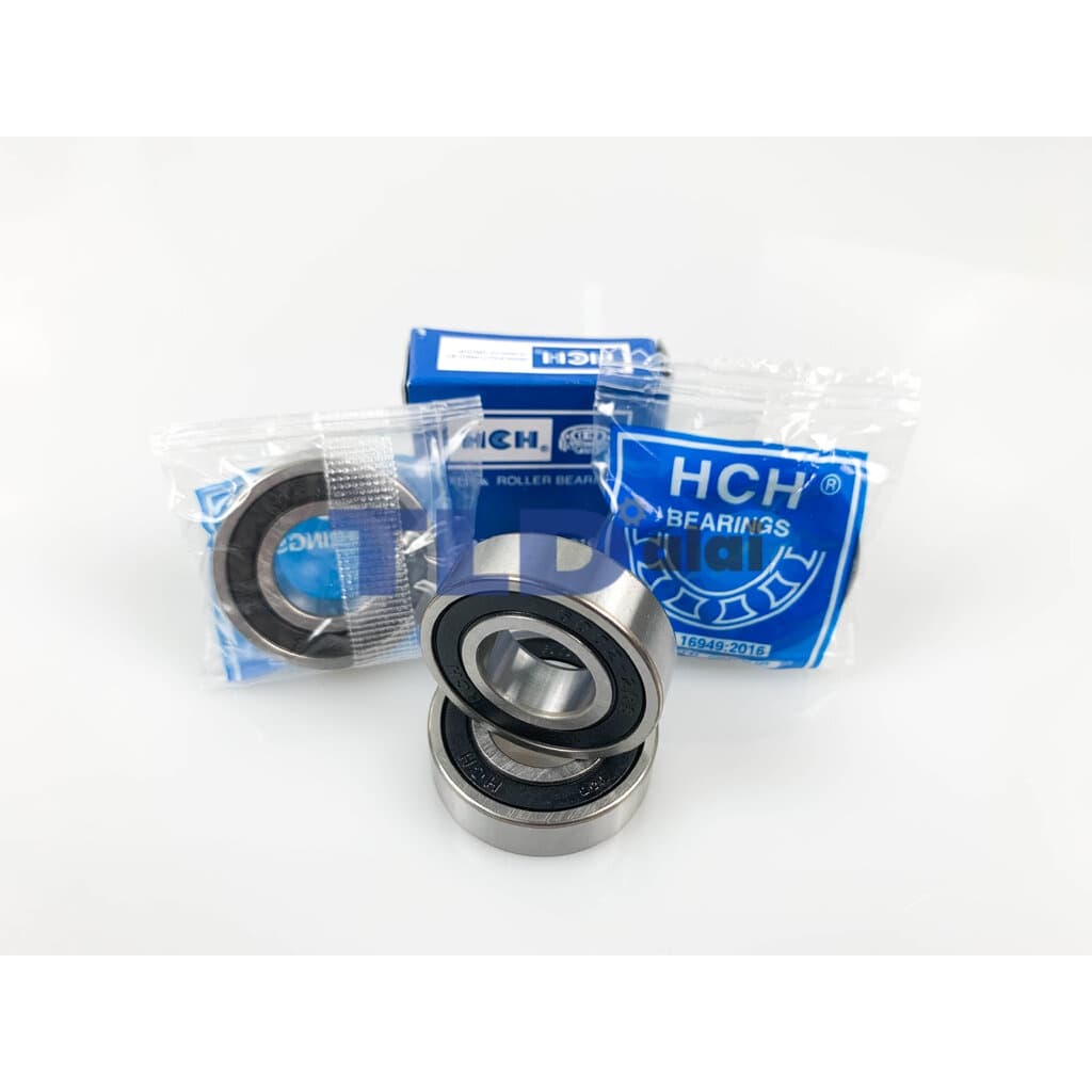 อะไหล่ ตลับลูกปืน 608 #2RS ขนาด 8x22x7mm. ฝายาง2ข้าง ball bearing ยี่ห้อ HCH แบรนด์ชั่นนำ ... รูปที่ 3