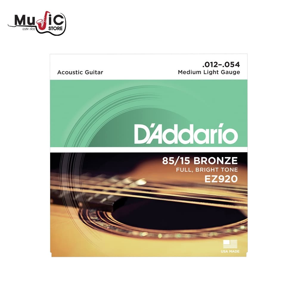 D’Addario 85/15 Bronze สายกีต้าร์โปร่ง รุ่น EZ890,EZ900,EZ910,EZ920,EZ930,EZ940 รูปที่ 5