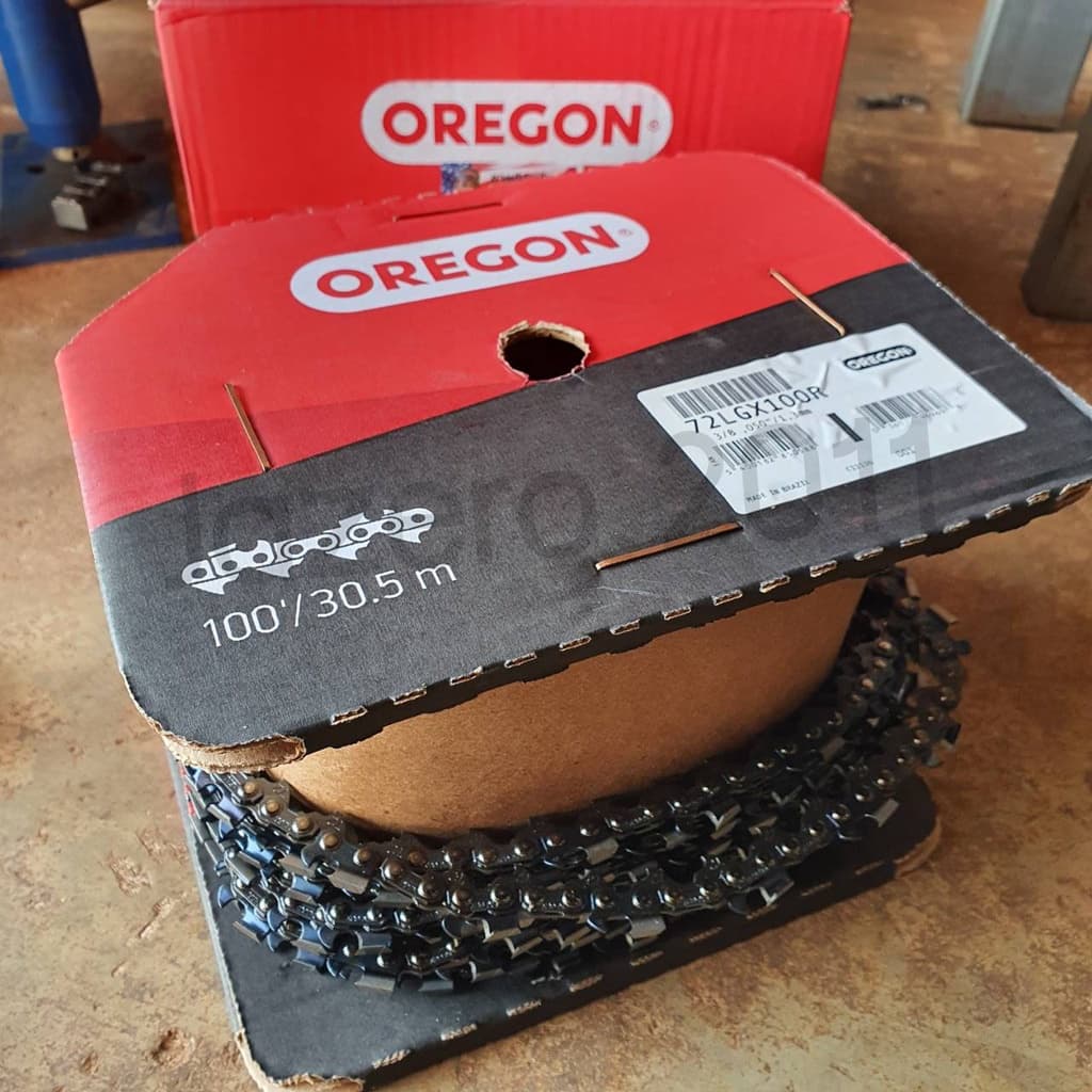โซ่เลื่อยยนต์ OREGON แท้ 3/8 อ้วน ใหญ่ งานแท้ 100% ทนทาน ไม่ยืดง่าย เบอร์ 72LGX100R 1.3 mm รูปที่ 4