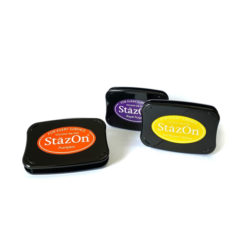 StazOn แท่นปั๊ม หมึกกันน้ำ ญี่ปุ่น มี 9 สีให้เลือก ขนาด7.6X4.7ซม.ประทับพลาสติก,ผ้า,แก้ว,ไม้,อะคริลิค รูปที่ 4