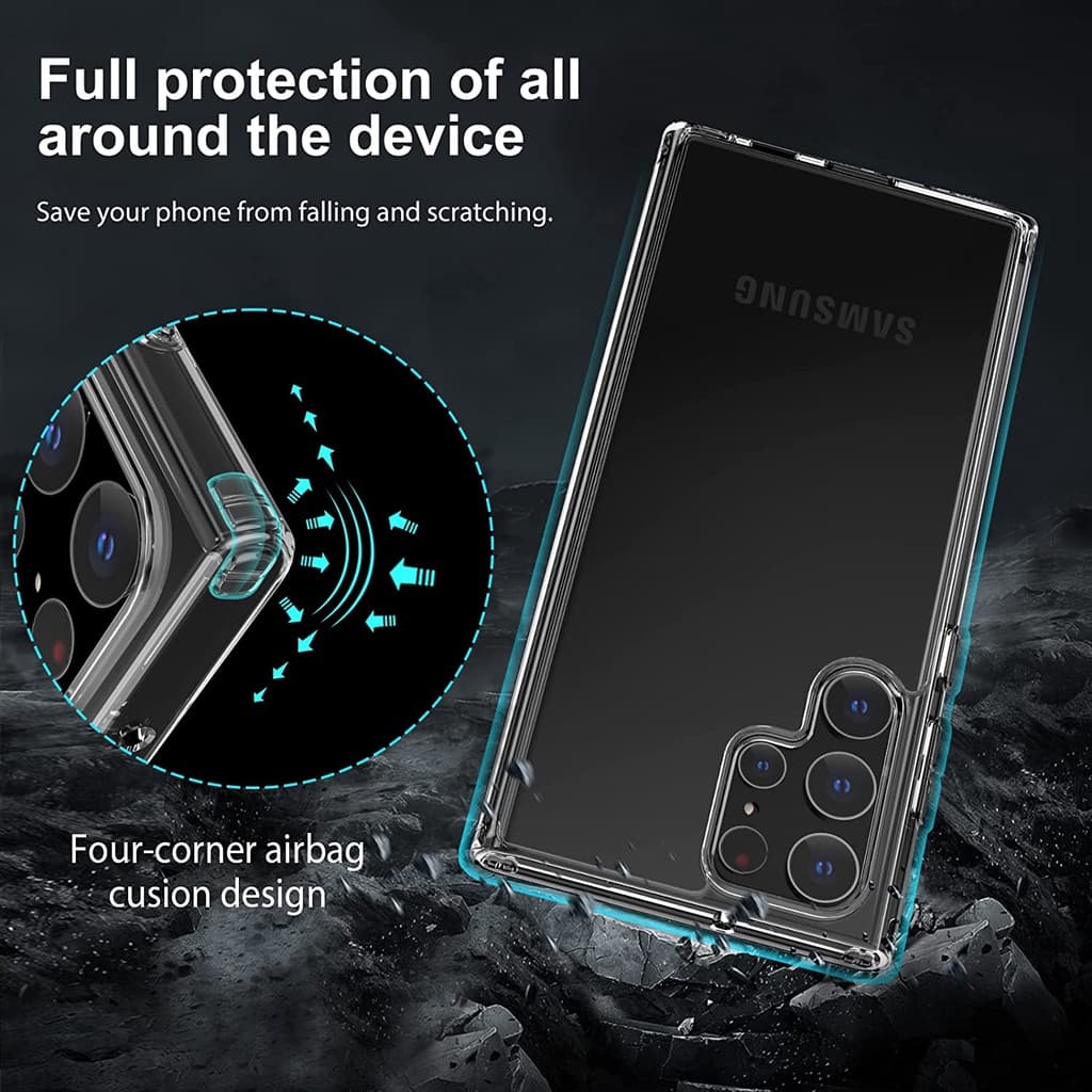เคส FenixShield Crystal Hybrid สำหรับ Galaxy S26 / S25 / S24 / S23 / S22 / Plus / Ultra / FE รูปที่ 3