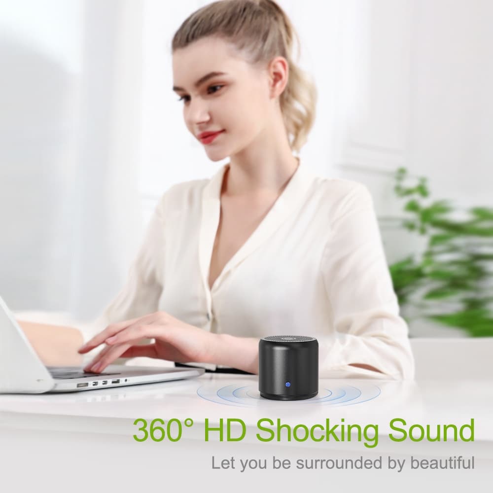 EWA A106Max ลำโพงบลูทูธไร้สาย ลำโพงพกพา พร้อมเสียง HD 8W และ แบตเตอรี่1200mAh รูปที่ 4
