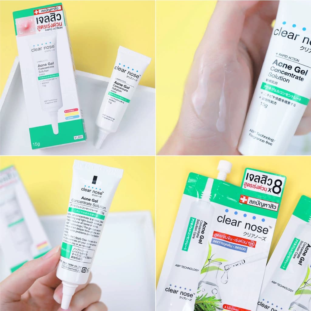 เคลียร์โนส แอคเน่ เจล คอนเซนเทรท โซลูชั่น แคร์ Clear nose Acne Gel Concentrate Solution Care 15 กรัม รูปที่ 3