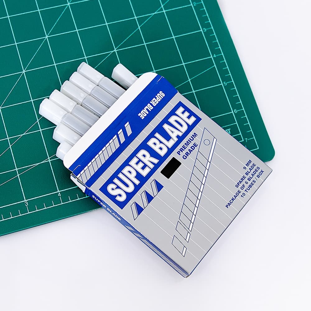 SUPER BLADE ใบมีดคัตเตอร์ ใบคัตเตอร์ 45 องศา / 30องศา สำหรับ มีดคัตเตอร์เล็ก ใหญ่ รูปที่ 5