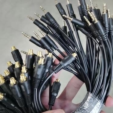 30cm สายaux 3.5 มม มีหัวตรงและหัวงอ สายไฟต่อ หัวแจ๊ค AUX ปลั๊กซ็อกเก็ตเชื่อมต่อหูฟังสเตอริโอ pj392 รูปที่ 8