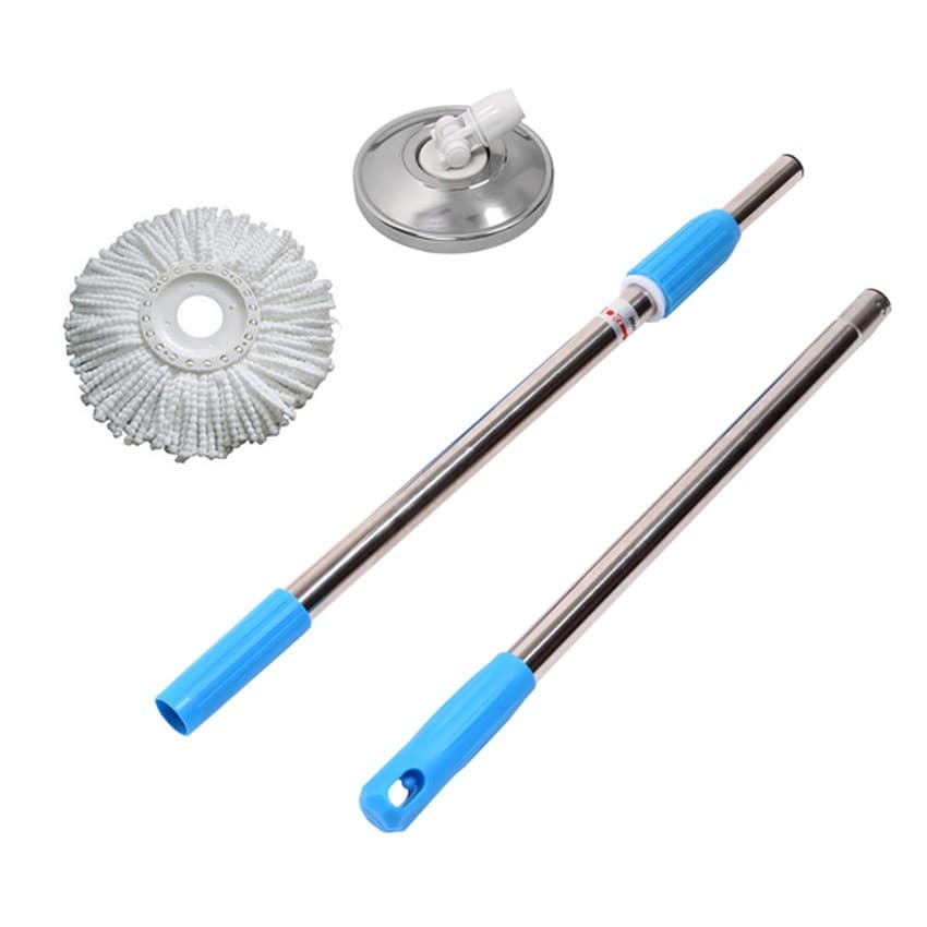 Jumper Kids modern Spin Mop ไม้ถูพื้น สำหรับถังปั่น รุ่นตัวล๊อคหมุน เหล็กหนากว่าตัวล๊อคพับ พร้อมผ้าไมโครไฟเบอร์ รูปที่ 7