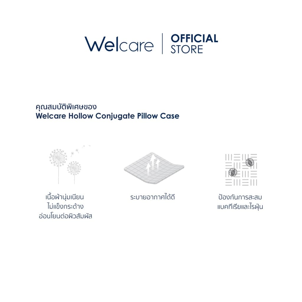 Welcare ปลอกหมอน Hollow Conjugate รูปที่ 7