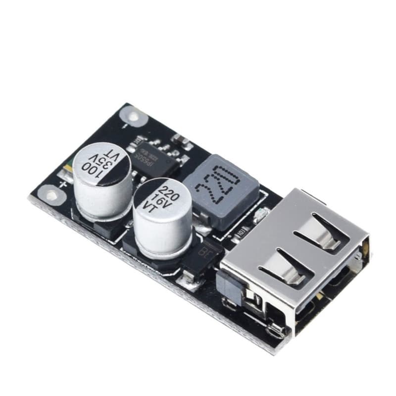 โมดูลวงจรบัคคอนเวอร์เตอร์ QC3.0 QC2.0 USB DC-DC สำหรับแผงวงจรชาร์จไว รูปที่ 7