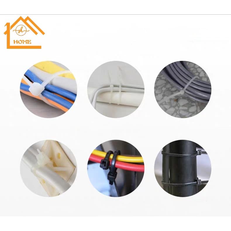 เคเบิ้ลไทร์ สายรัดพลาสติกไนล่อน เข็มขัดรัดสายไฟ หรือ หนวดกุ้ง(Nylon Plastic Cable Ties, Zip รูปที่ 4
