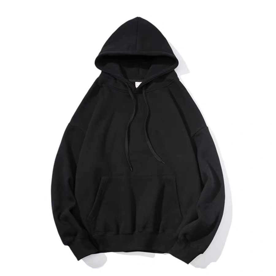 เสื้อกันหนาวแขนยาว มีฮู้ด สีพื้น แฟชั่นสำหรับผู้ชาย ไซซ์ M-5XL รูปที่ 7