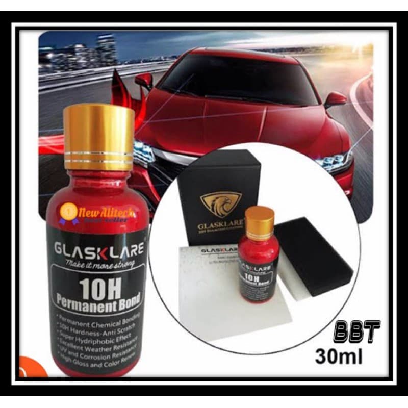 BBT GLASKLARE 10H คุณภาพเยอรมัน Germany น้ำยาเคลือบแก้วสูตรเข้มข้น 10H-G รูปที่ 2