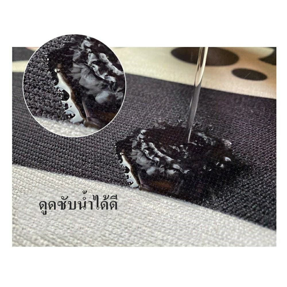MK Home พรมผืนใหญ่ พรมปูพื้น พรมห้องนอน ปูพื้นข้างเตียง นั่งนอนสบาย A008 รูปที่ 6