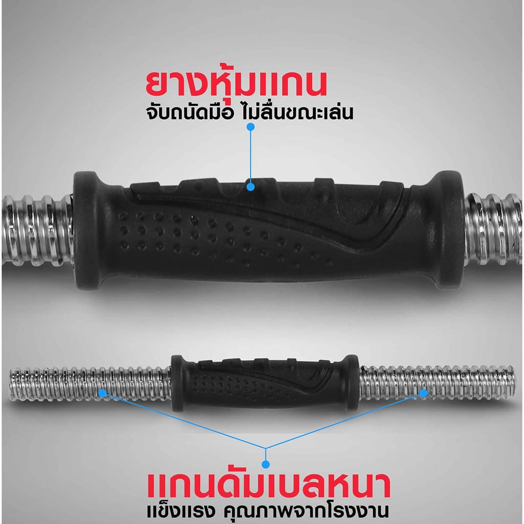 ดัมเบล 20 กิโล X ลิมิเต็ด - เครื่องออกกำลังกาย แบรนด์ IRONTEC รูปที่ 7
