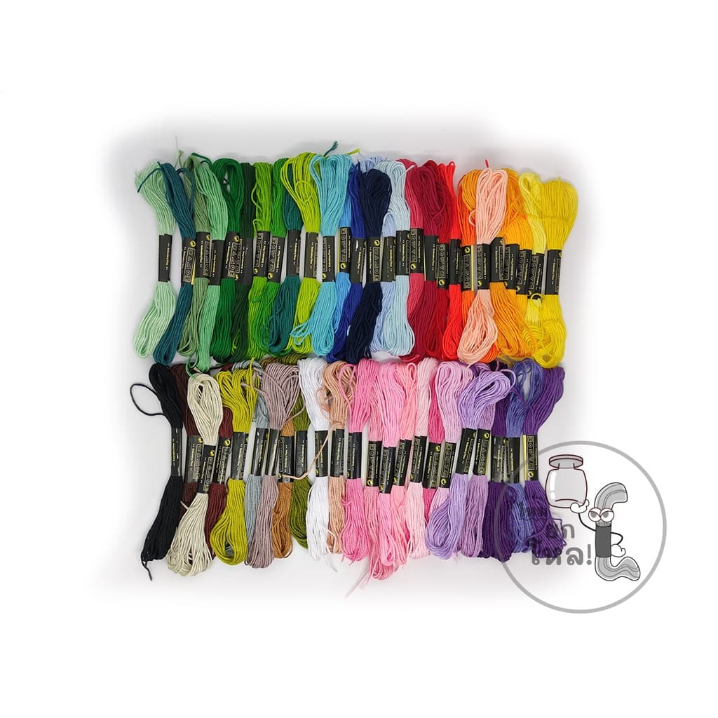 ไหมปักผ้า 50 ไจ 50สี ไหมปักครอสติช รูปที่ 2