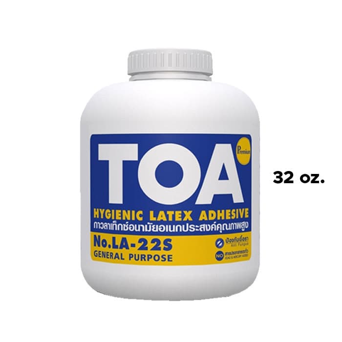 TOA กาวลาเท็กซ์ รุ่น LA22S ขนาด 32 ออนซ์ กาว กาวTOA รูปที่ 3
