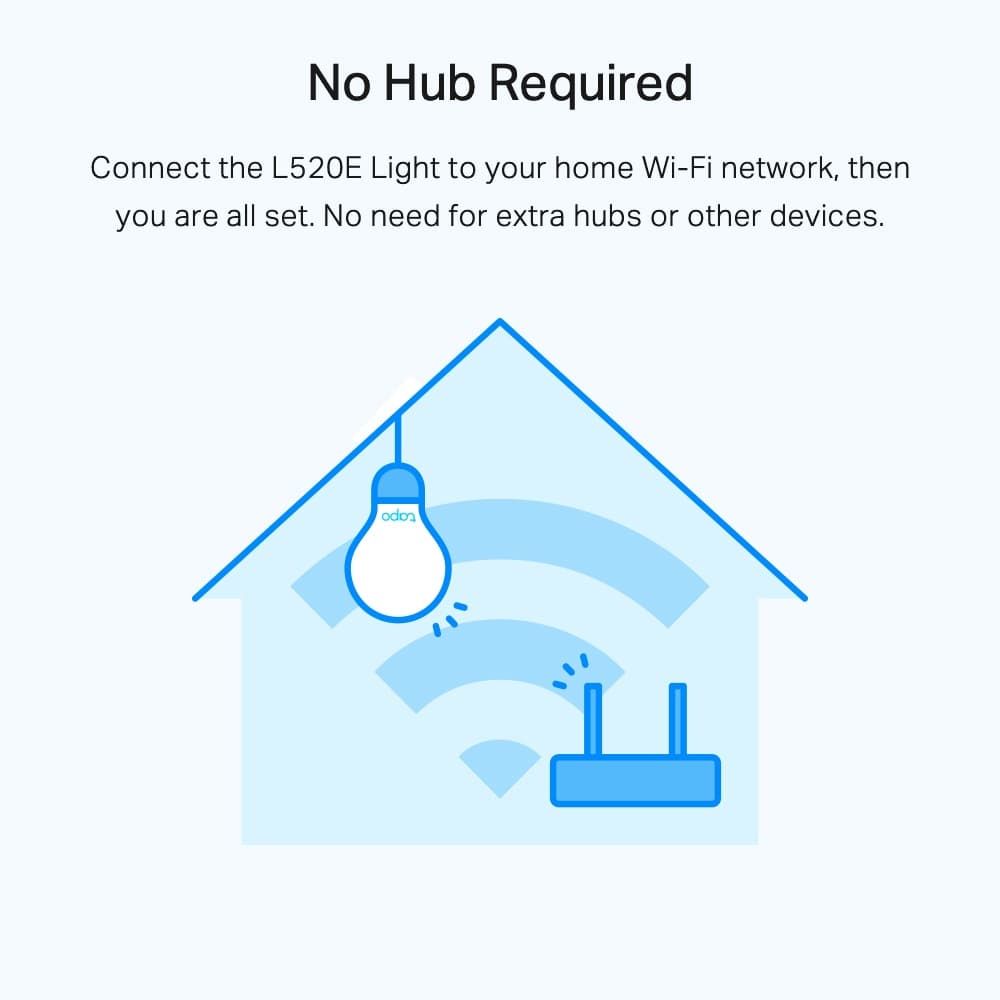 TP-Link Tapo L520E หลอดไฟอัจฉริยะ ตั้งค่าผ่านแอป สั่งการด้วยเสียง Smart Wi-Fi Light Bulb ขั้ว E27 มีฟังก์ชั่นหรี่แสง รูปที่ 3