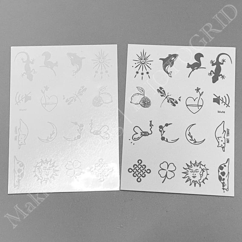 แทททู * * Tattoo แทกทูรอยสักกันน้ำ มินิมอล ติดแน่น ทนนาน ไม่ลอก รูปที่ 6