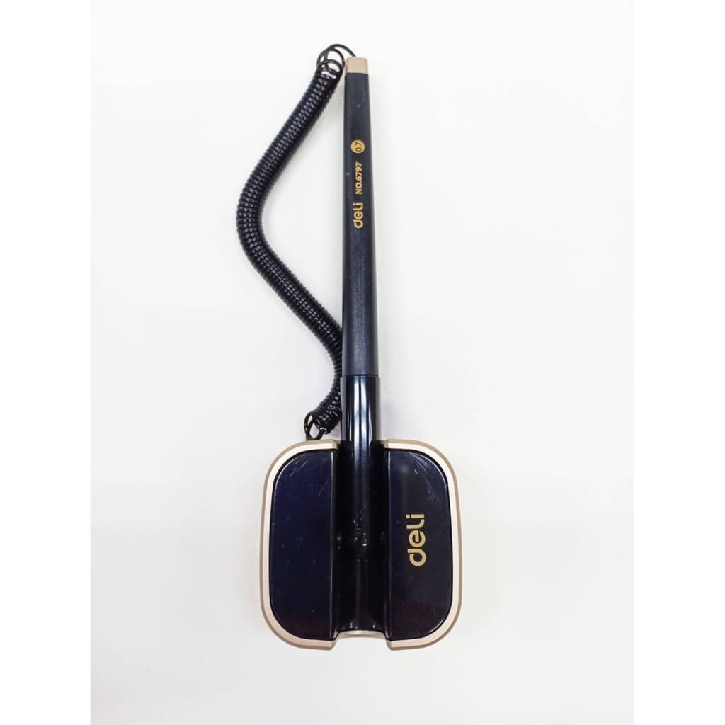 ปากกาตั้งโต๊ะ ไส้ปากกา deli # 6797 0.7 มม.หมึกเจล น้ำเงิน Desk pen stand รูปที่ 4