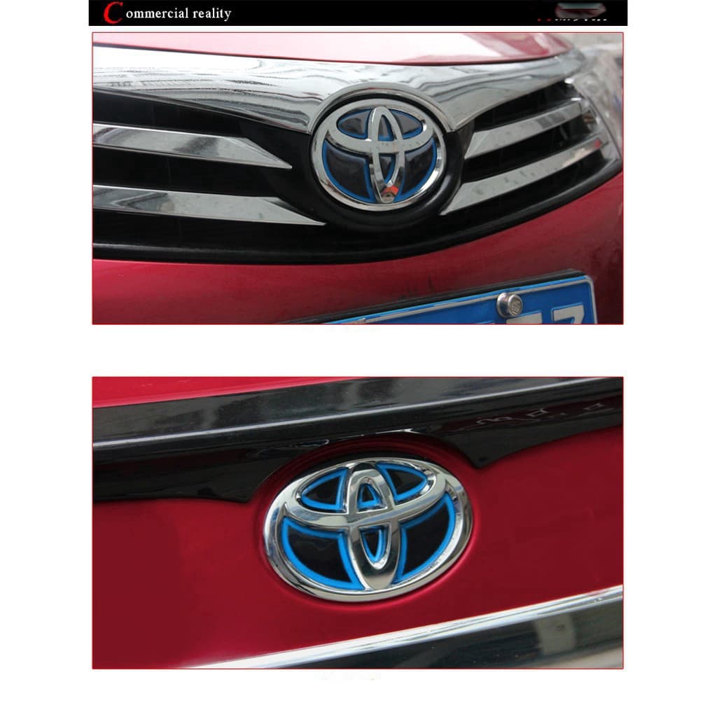 สติ๊กเกอร์โลโก้ติดพวงมาลัยรถยนต์สําหรับ toyota altis rav4 camry corolla prius รูปที่ 8