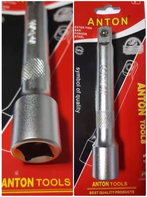 ข้อต่อบล็อก ข้อต่อลูกบล็อก 1/2" 4 หุน ขนาด 5 นิ้ว 10 นิ้ว ANTON แอนตัน สุดๆ ราคา ต่อตัว รูปที่ 2