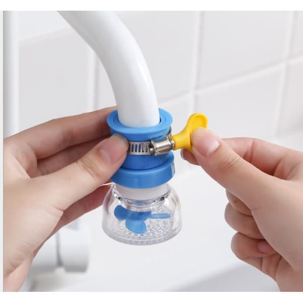 หัวต่อก๊อกน้ำ ก๊อกต่อหมุนได้ 360 องศา หัวกรองน้ำ **สีเขียว** รูปที่ 5