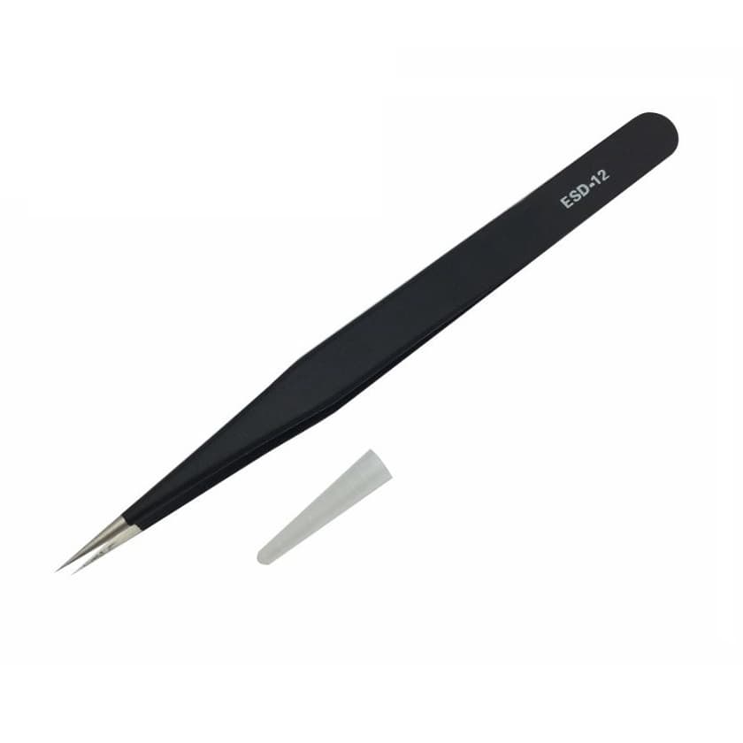 แหนบ สแตนเลสสตีล Tweezer ESD-12 ปลายหัวแหลม ตรง / ESD-15 ปลายหัวแหลม โค้ง รายละเอียด รูปที่ 4