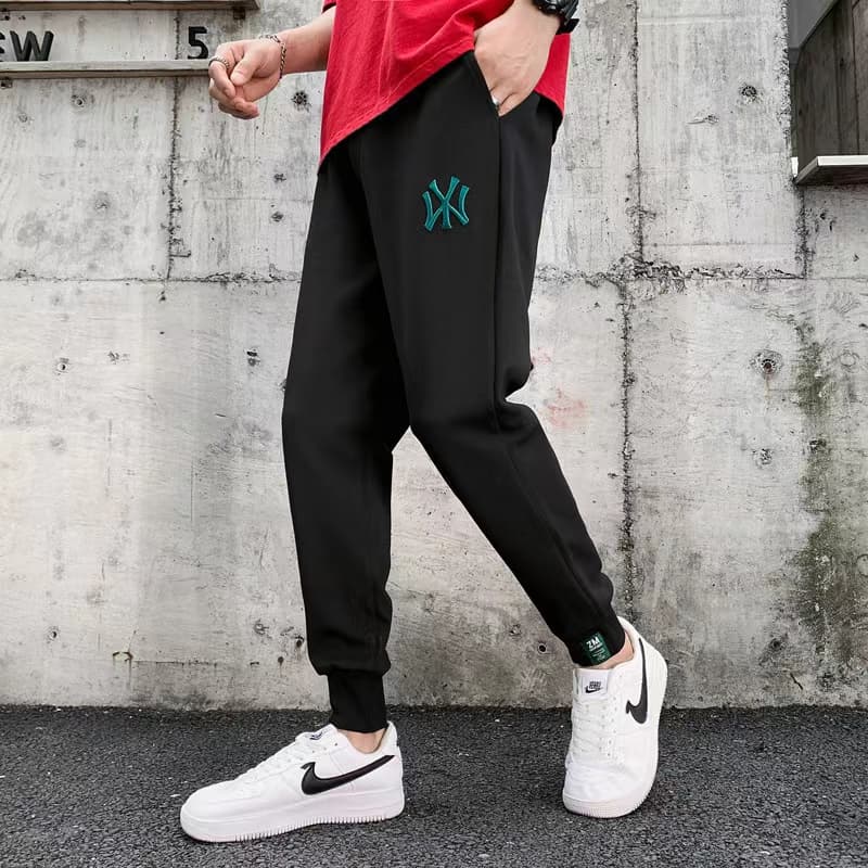 กางเกงลำลองทรงใหม่ ลายปัก ไซส์ใหญ่ ขายาว ผ้าดี M-5XL เหมาะกับผู้ชายอ้วนหน้าท้อง รูปที่ 2
