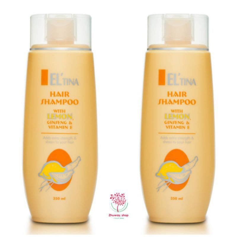 แชมพูสระผม สูตร lemon, ginseng+ vitaminE 350ml รูปที่ 1