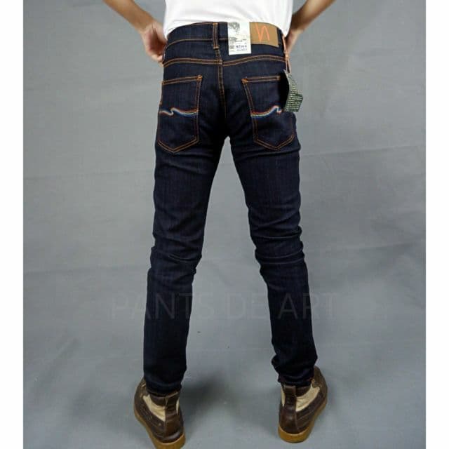 PANTSDEART ยีนส์ชายขาเดฟ Slimfit ผ้ายืด สีดำมิดไนด์ SIZE 28"-38" NT59/6 รูปที่ 1