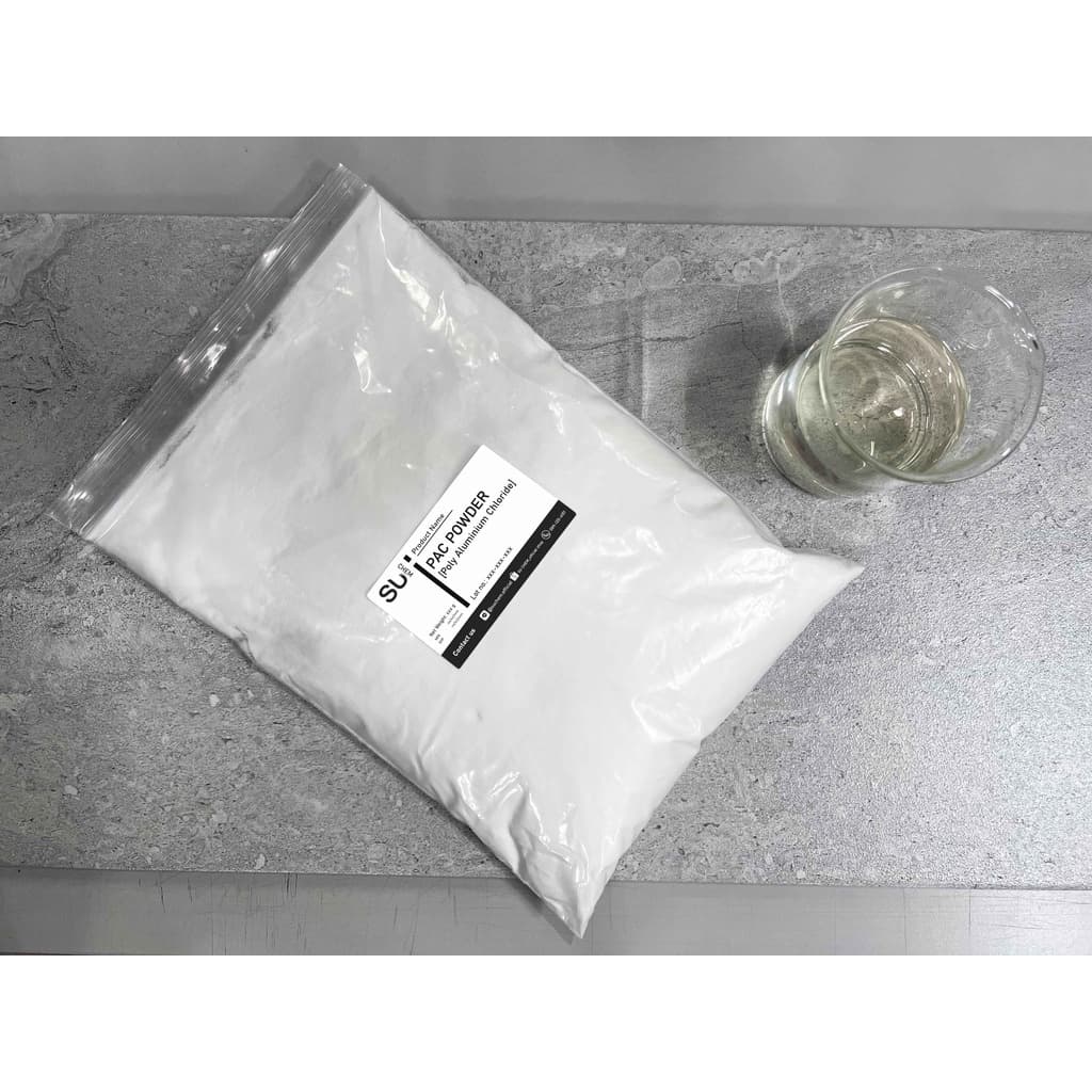 PAC ผง 30% , Polyaluminium Chloride , ผงตกตะกอนน้ำใส, เร่งตะกอน *เกรดน้ำดื่ม ได้มาตรฐาน NSF* ผลิต รูปที่ 3