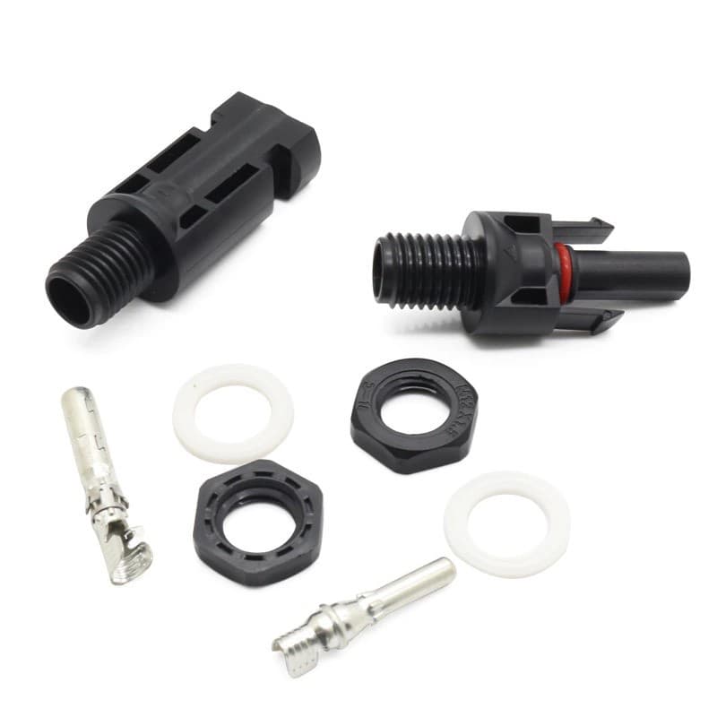 MC4 No.999 แบบยึดตู้คอนโทรล Connector Cabinet Box DC 1000V 30A หัวต่อสาย สำหรับงานโซล่าเซลล์ ออฟกริด ออนกริด รูปที่ 4
