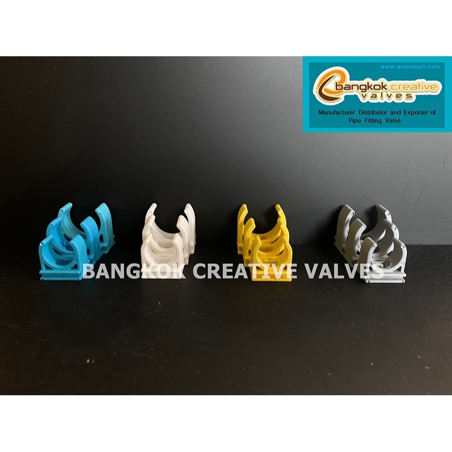 กิ๊บก้ามปู pvc พีวีซี รูปที่ 1