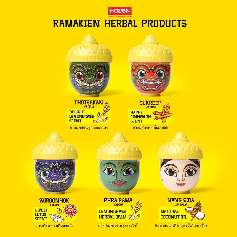 RAMAKIEN HERBAL INHALER LEMONGRASS SCENT - THOTSAKAN รูปที่ 8