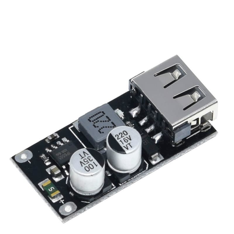 โมดูลวงจรบัคคอนเวอร์เตอร์ QC3.0 QC2.0 USB DC-DC สำหรับแผงวงจรชาร์จไว รูปที่ 6