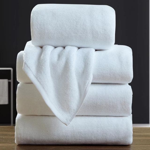 ผ้าขนหนู เกรดโรงแรม ผ้าเช็ดตัว 27x54 นิ้ว ราคาส่ง Cotton 100% รูปที่ 1