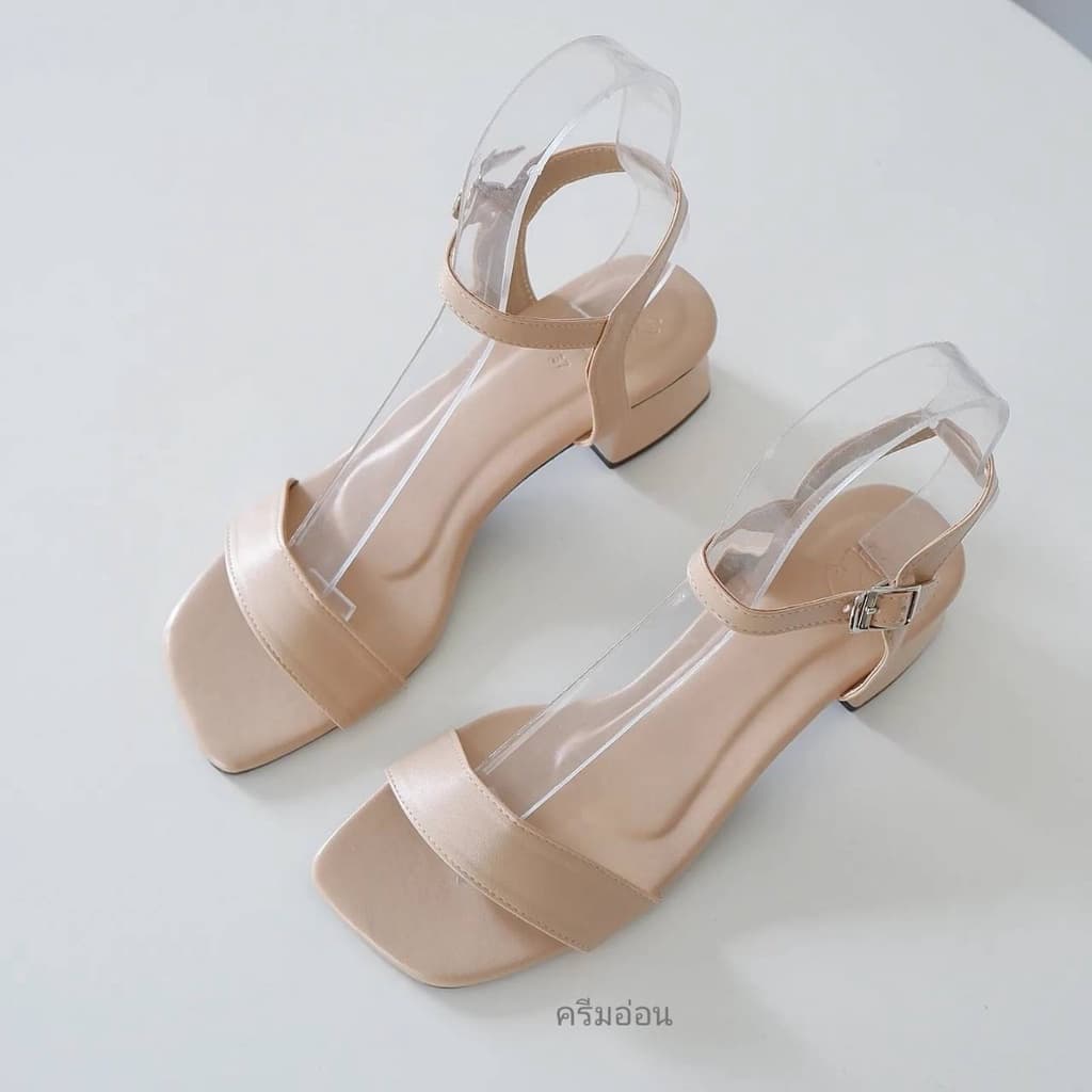 ไวมาก! bunnie brand รองเท้าส้นสูงรัดส้น สูง 2 นิ้ว ใส่สวยค่าาา รูปที่ 2