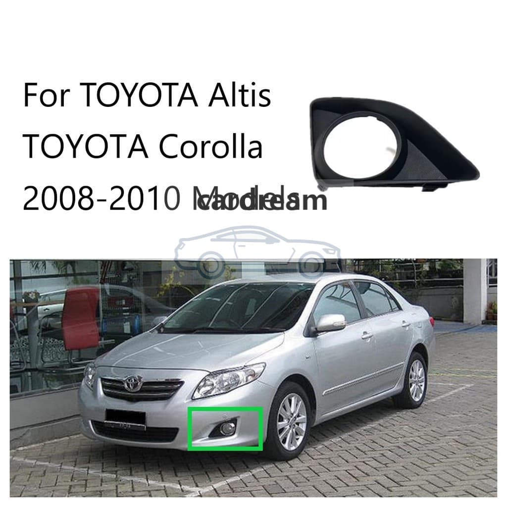 ฝาครอบไฟตัดหมอก กันชนหน้า สําหรับ TOYOTA ALTIS Corolla 2008 2009 2010 รูปที่ 1